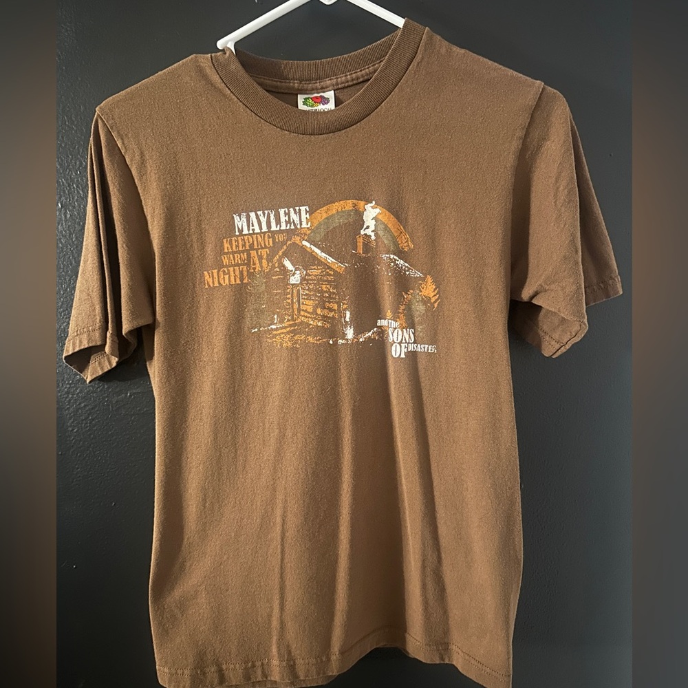 Maylene and the Sons of Disaster shirt - youth 14/16 - circa 2005/2006 - brown
